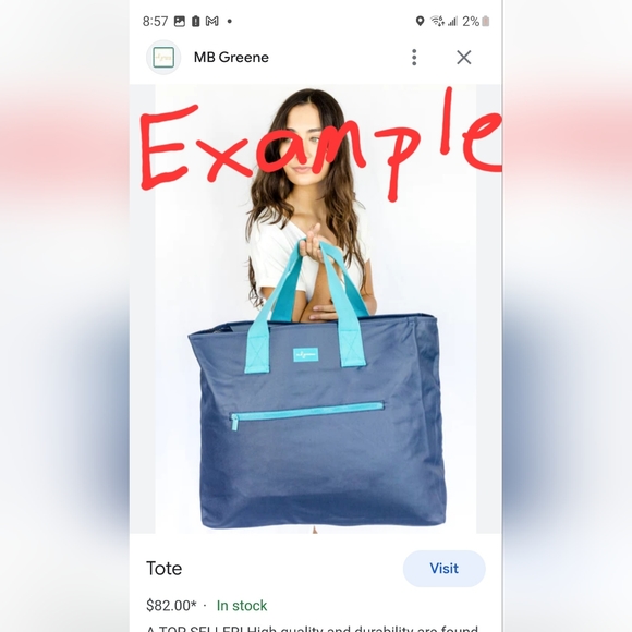 Waxed Canvas Tote - Picture 8 of 8